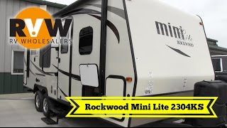Rockwood Mini Lite 2304KS Walkthrough at RV Wholesalers