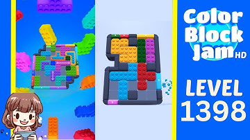 Color Block Jam Level 1398 Solution Walkthrough