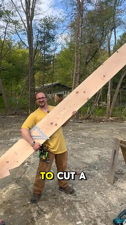 The Fastest Common Rafter Tutorial Ever?!?! #protips #tutorial #howto #newvideo #learning #carpentry