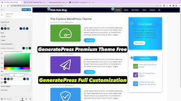 GeneratePress Premium Theme Customization 2025 | How to Customize Your Website with GeneratePress