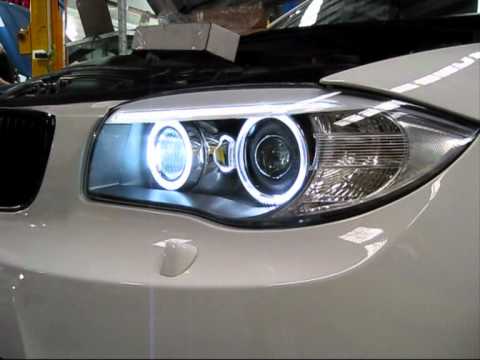 1M comparison of stock and Lux V3 DRL's.wmv - YouTube