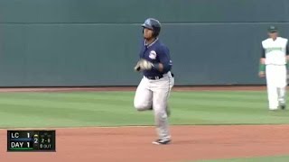Captains' Patterson hits solo homer