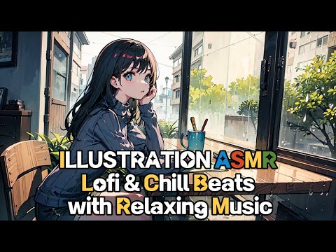 Lofi & Chill Beats | illustration ASMR | 휴식 | 안정 | 집중 | 공부 | 잔잔한 음악과 포근함이 있는 시간