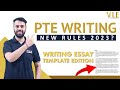 Pte writing essay template  pte writing new rules 2023  vision language experts