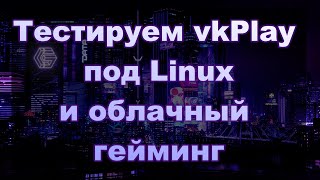 Проверка и запуск игрового центра vkPlay под PortProton Linux. Тестирование облачного гейминга.