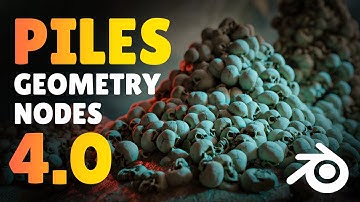 Create a pile generator in Blender 4.0! (Geometry Nodes & Repeat Zone)