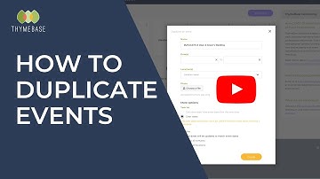How To Duplicate Event Timelines and Task Lists in ThymeBase