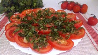 Помидоры маринованные за 30 минут. Быстрая закуска из помидоров / Pickled tomatoes in 30 minutes