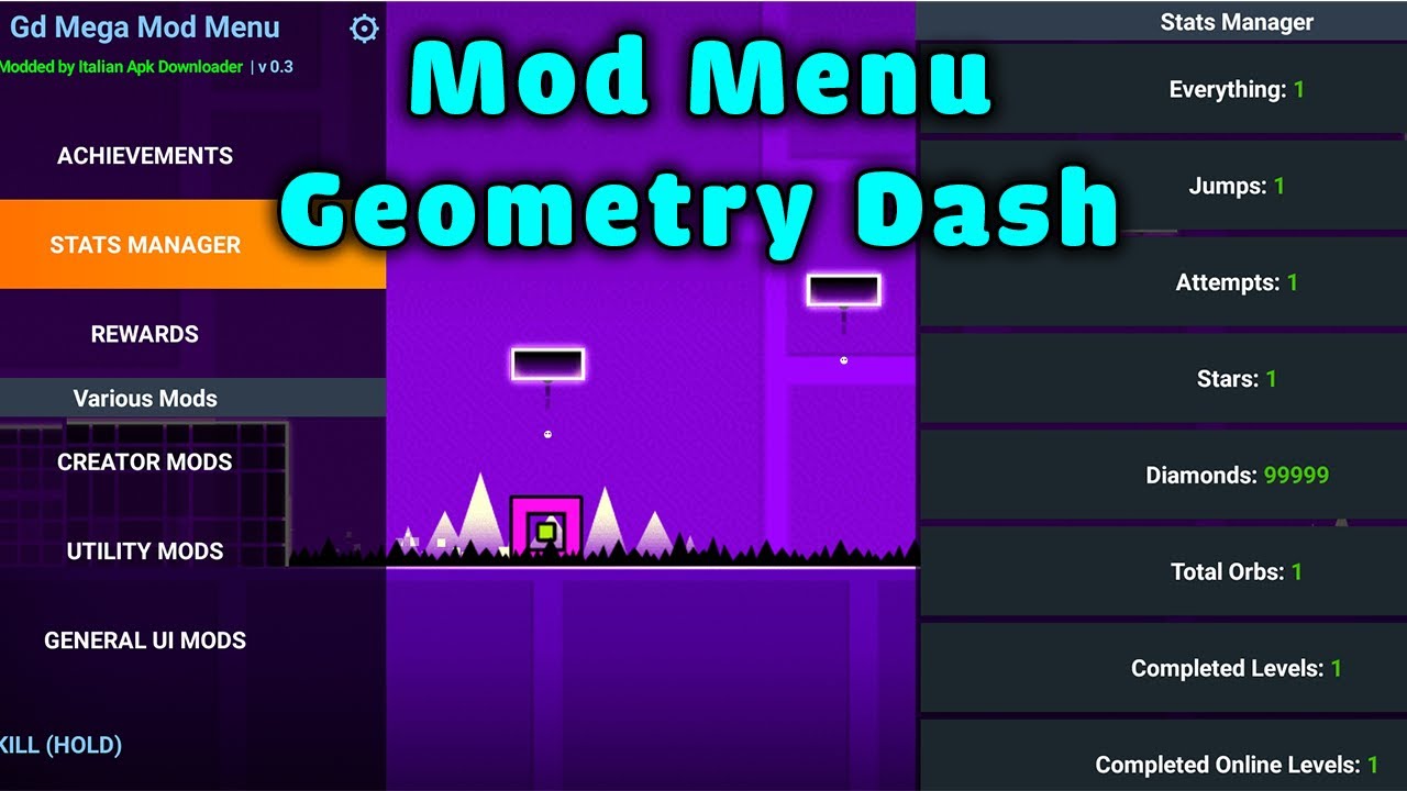 Чит на geometry dash 2.2 на телефон