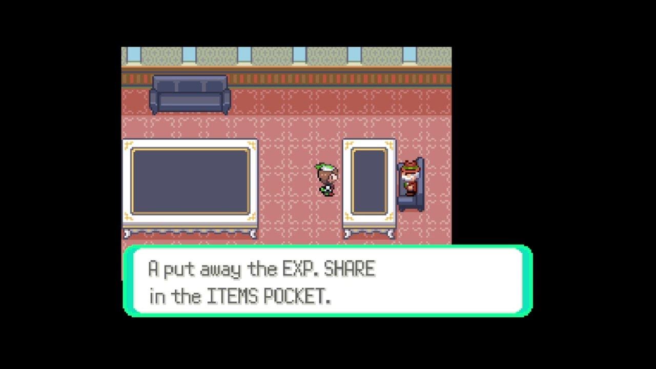 Como pegar o Exp. Share no Pokémon Emerald