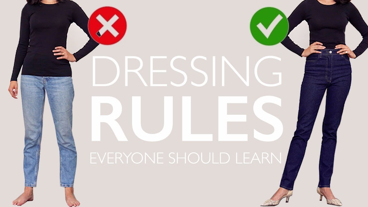 ⁣Dressing Rules EVERYONE Should Learn Once And For ALL