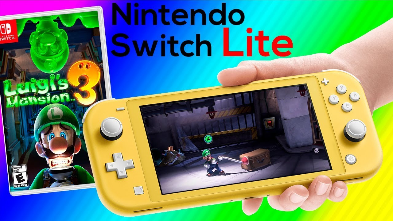 Luigi's Mansion 3  Nintendo Switch Lite Unboxing and Gameplay