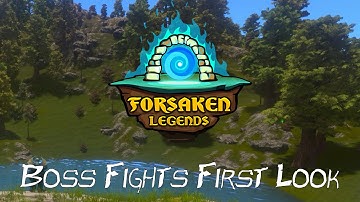 Forsaken Legends - Boss Fight / Combat Update - Multiplayer Open World Procedural Sandbox Game