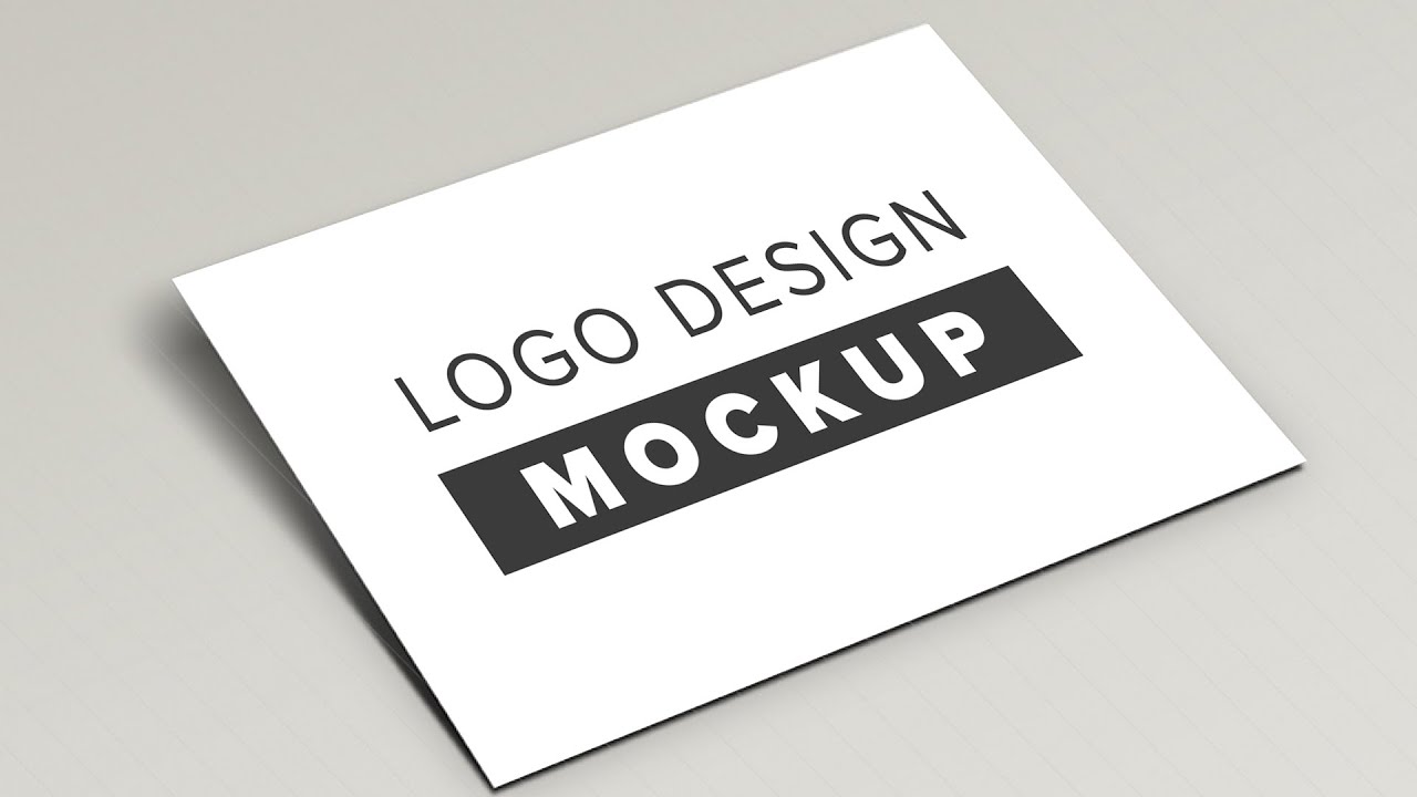 Download Logo Mockup Photoshop | Free Logo Mockup Photoshop Tutorial - YouTube