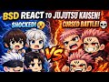 BSD x Jujutsu Kaisen Reaction | Things Get Dark Fast // Gacha Club