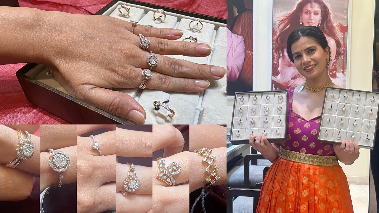 Tanishq Diamond Finger Rings Starting 30000 rs/-🤩🤩 with price