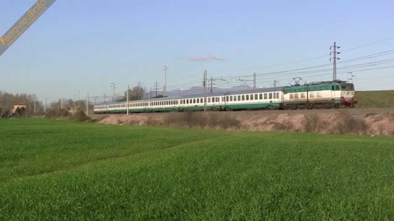 E.656.091 con carrozze IC901 a Fara Sabina - E.656.091 with IC901 coaches in Fara Sabina