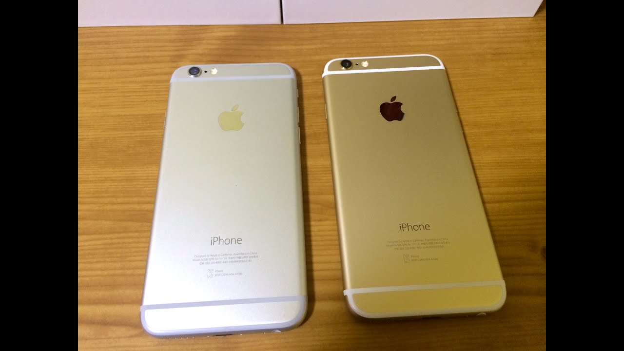 iPhone6 Gold & Silver Unboxing 아이폰6 골드 & 실버 개봉기 - YouTube