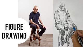 Sitting pose drawing with pencil | Fine arts Entrance preparation 2024