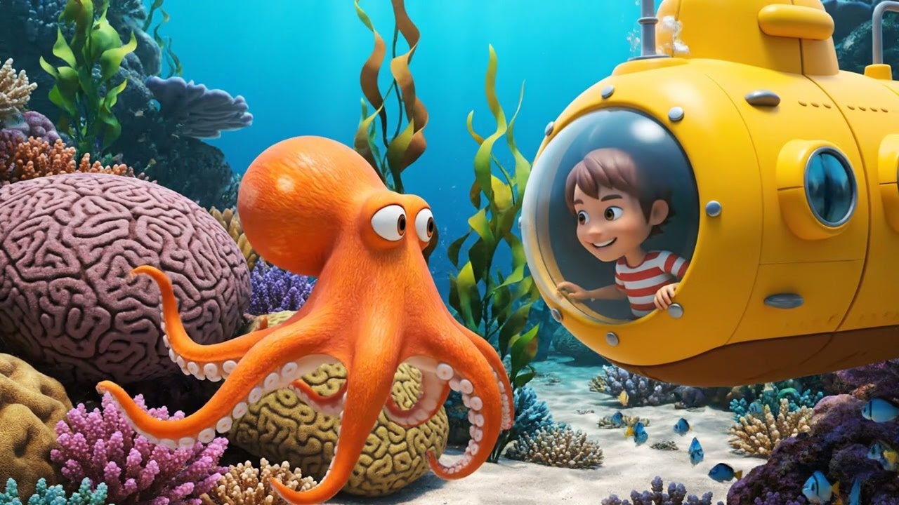 Tiny Octopus’s Bubble Sea Adventure 🐙 | Nursery Rhymes for Kids & Baby Songs