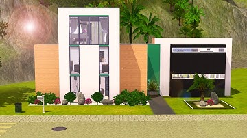 Sims 3 Speed Build - Oceanside Modern