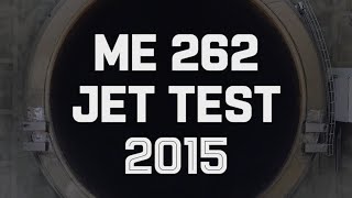 Me 262 jet engine test 2015