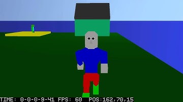 Indie 3d Game Engine Progress 5 (NPC/Player Model, Sketetal Animation)