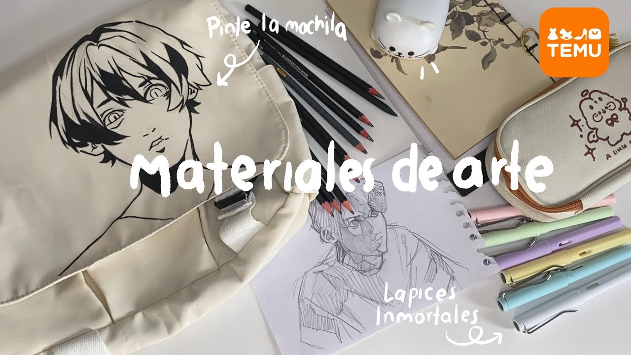 🌸 Art Supplies • Temu • Immortal Pencils • Painting Backpack 🌸 