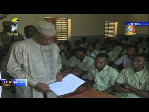 ÉDUCATION -  VISITE DU CHEF DE L'ÉTAT AU LYCÉE HISSEIN MAHAMAT ITNO