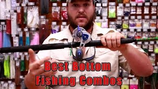 Hubbard's Marina Favorite Bottom Fishing Rod and Reel Combos- Snapper, Grouper, Hogfish
