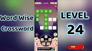 Word Wise Crossword Level 24 🧩 | Smart Crossword Puzzle Walkthrough | Go Answer screenshot 5