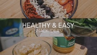 Healthy and Easy to Make Snack Ideas!