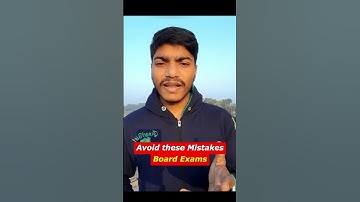 STOP Making These 3 Mistakes in Board Exams! 😱 | #class10 #boardexam
