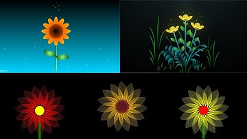 ✅ 5 PROYECTOS DE FLORES AMARILLAS CON HTML CSS JS Y PYTHON 🌻