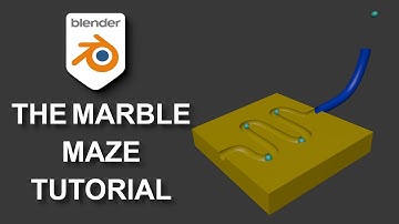 Making a Marble Maze Rigid Body Simulation in Blender