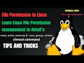 File Permission's in Linux system | Linux OS Permission management in details | Linux Tutorial