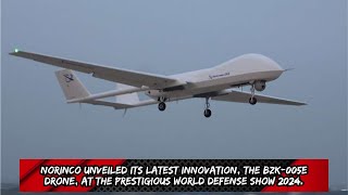 NORINCO unveiled its latest innovation, the BZK 005E drone, at the prestigious World Defense Show 20