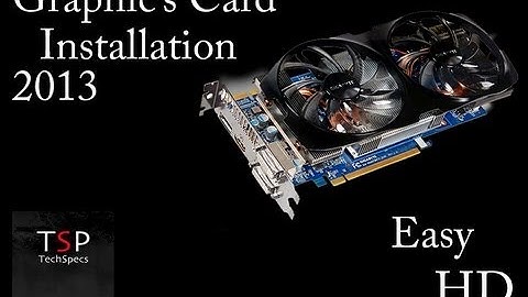 Graphics Card Installation + Dual Monitor Set Up! HD, 2013