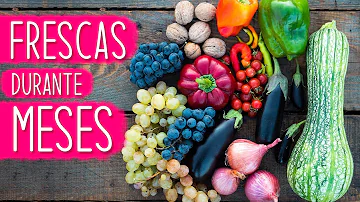 ¿Qué verduras pueden conservarse a temperatura ambiente?