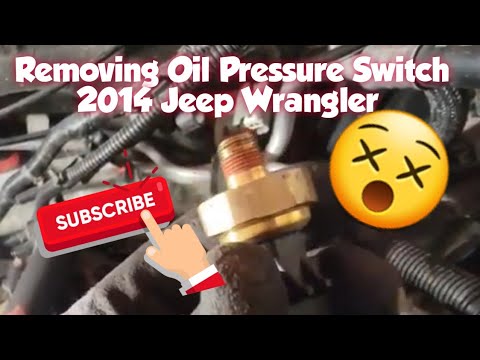 How to: Remove Oil Pressure Switch 2014 Jeep Wrangler (Sahara, Rubicon,  Unlimited Sport, X)  - YouTube