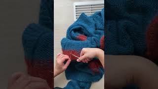 Rhino cardigan knitting process