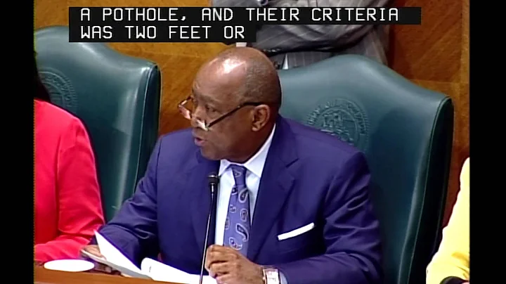 Mayor Turner Updates Pothole Initiative