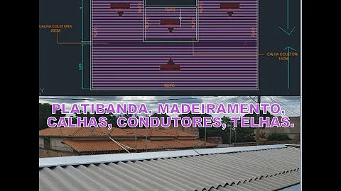 Quais os materiais para fazer um telhado embutido?