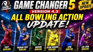 GAME CHANGER 5 V4.3 🔥 All Bowling Action Update 😱 part - 1 screenshot 5