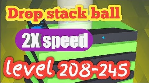Drop stack ball gameplay level 208-245 by LOOKUP GAMING || new video daily|| subscribe now