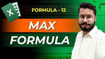 🔥 MAX Formula in Excel | How to Find the Maximum Value in Excel - Step by Step Tutorial