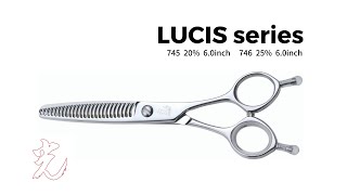送料無料】ヒカリシザー Lucis #746 6インチ 30目正逆の業務用