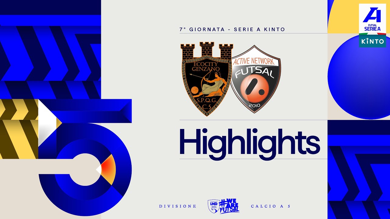Ecocity Genzano-Active Network 5-1 | Gol e highlights | 7ª giornata | Serie A KINTO 2025/2026