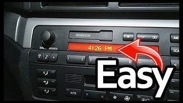 How To Change The Clock Time On A BMW (E39, E46, E53 etc)