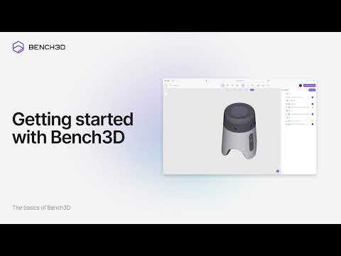 Getting Started with Bench3D - video from Bench3D